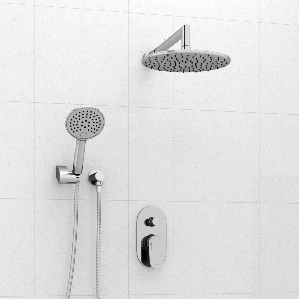 Душевая система со смесителем Wasserkraft  A14030 монтаж встраиваемая в стену без термостата хром