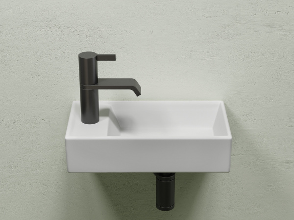 Раковина подвесная прямоугольная Ceramica Nova Element CN6051RMW фарфор цвет белый матовый