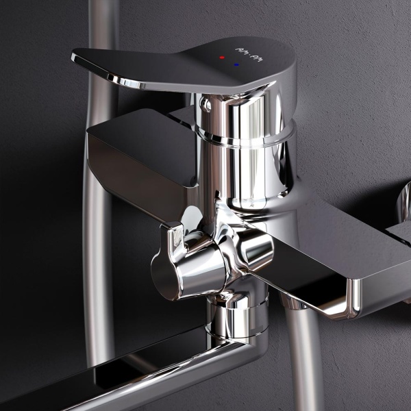 Душевая система со смесителем Am.Pm X-Joy F40885A94 монтаж настенная без термостата хром