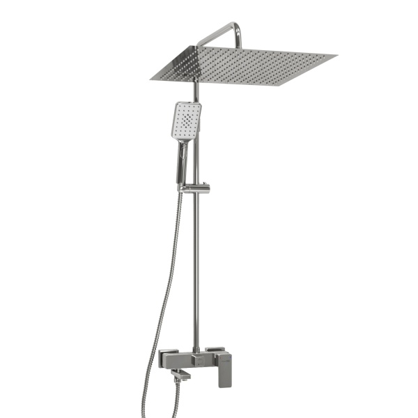 Душевая система со смесителем Wasserkraft  A177.119.126.010.CH монтаж настенная без термостата хром