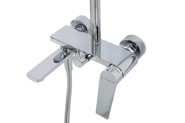 Душевая система со смесителем Cezares Comfort COMFORT-CVD-01 монтаж настенная без термостата хром