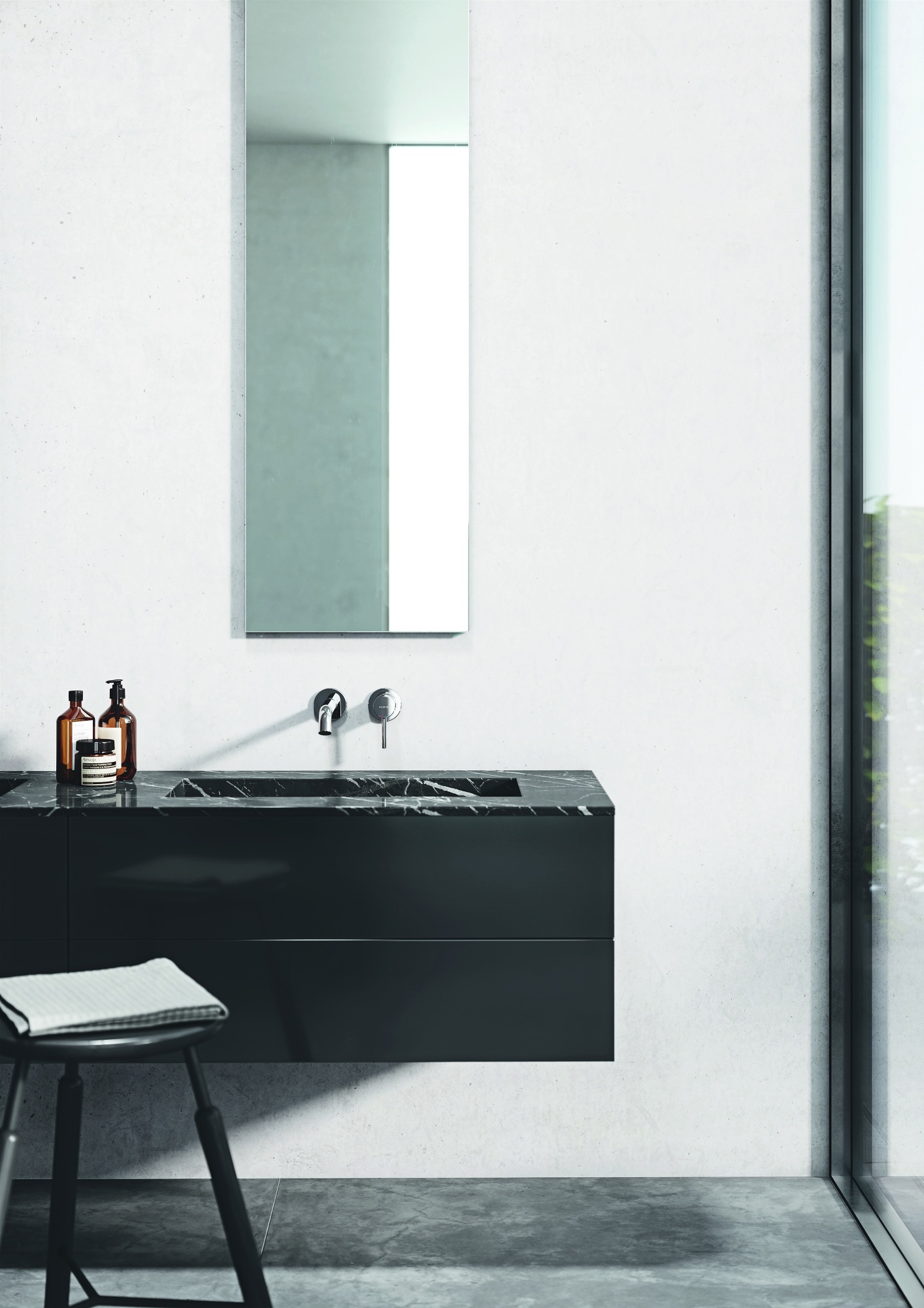 Смеситель для раковины Kludi Bozz 382440576 хром