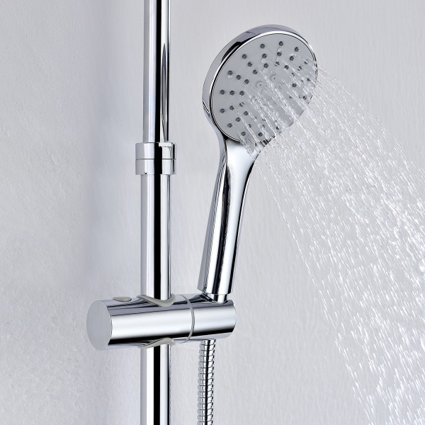 Душевая система без смесителя Wasserkraft  A066 монтаж настенная без термостата хром