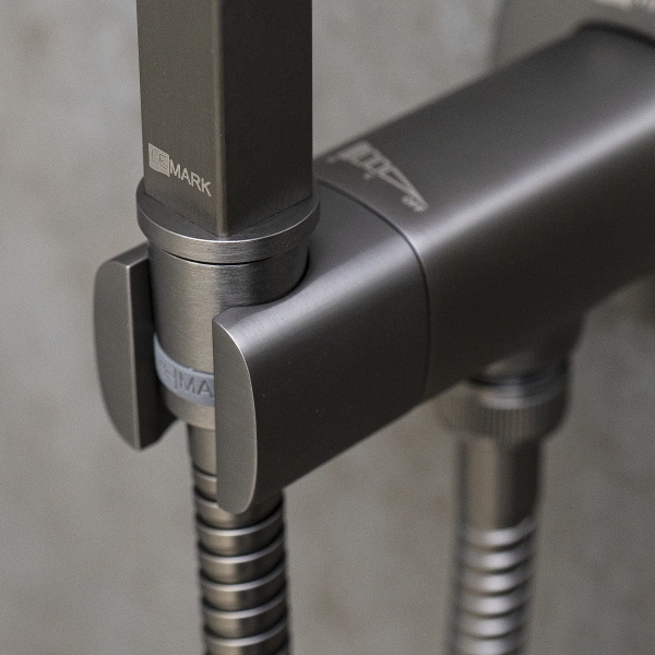 Смеситель для биде Lemark Solo LM7172GM латунь графит