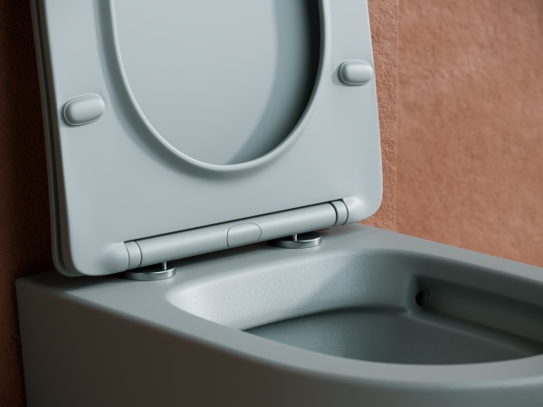 Унитаз подвесной Ceramica Nova Balearica CN6000MH Rimless фарфор серый матовый
