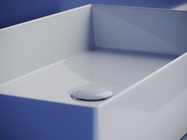 Раковина накладная прямоугольная Ceramica Nova Element CN6071 фарфор цвет белый