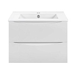 Тумба  подвесная Vincea Mia Slim VMC-2MC700S1GW 70 см  2 ящика цвет G.White 