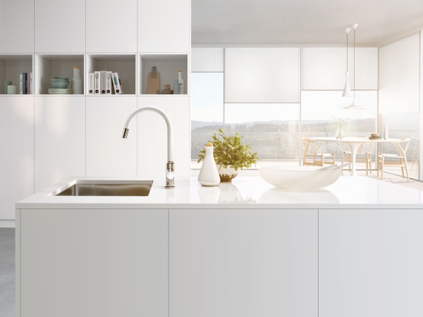 Смеситель для кухни Kludi Bingo Star XS 468519378  белый