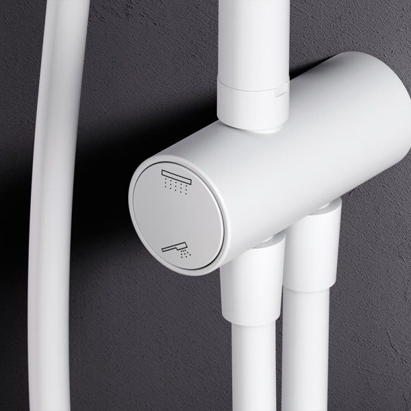 Душевая система без смесителя Am.Pm Gem F0790033 монтаж настенная без термостата белый