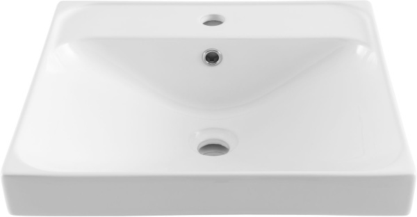 Раковина мебельная квадратная  Aquanet Flash 00333265 керамика цвет белый