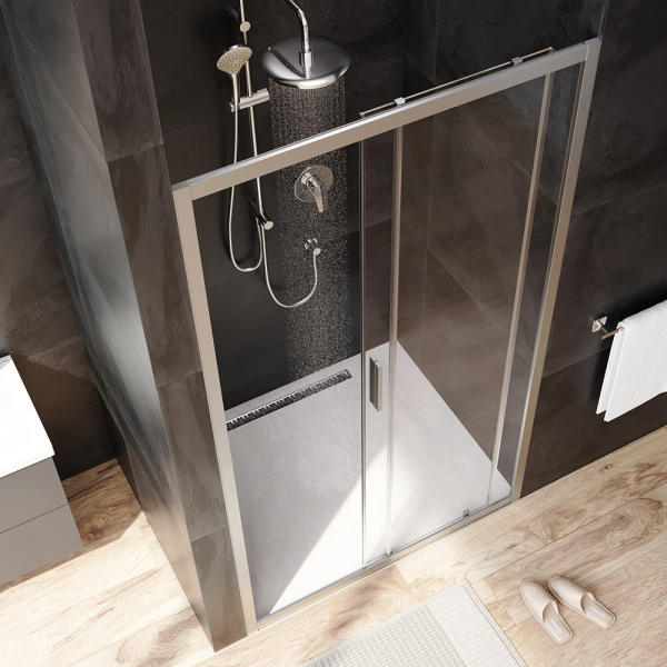 Душевая дверь Am.Pm Gem W90G-110-1-195MT 110 см стекла прозрачные, профиль хром