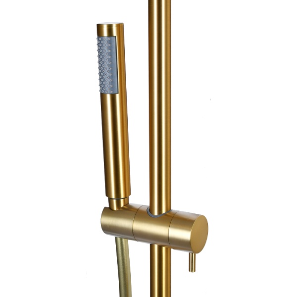 Душевая система со смесителем Raiber Graceful RPG-006 монтаж настенная без термостата матовое золото