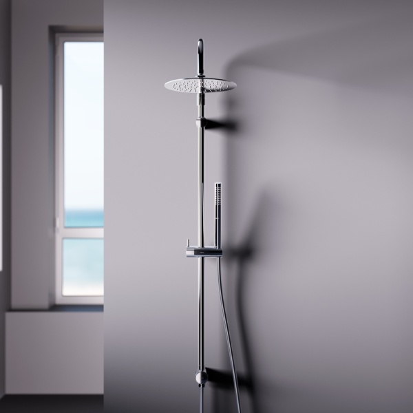 Душевая система без смесителя Damixa Scandinavian Pure 936000000 монтаж настенная без термостата хром