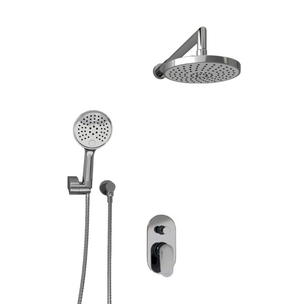 Душевая система со смесителем Wasserkraft  A14029 монтаж встраиваемая в стену без термостата хром