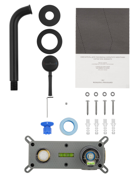 Смеситель для раковины Wonzon &amp; Woghand Tor WW-88869073-MB черный матовый