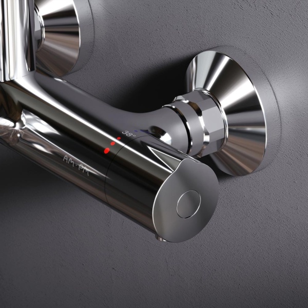 Душевая система со смесителем Am.Pm Like F0780564 монтаж настенная с термостатом хром