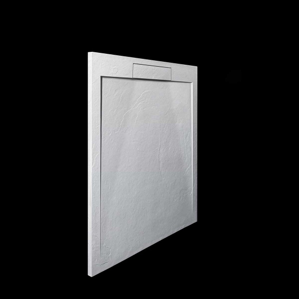 Душевой поддон низкий Vincea VST-4SRL VST-4SRL9090W квадратный литьевой мрамор 90x90 белый матовый