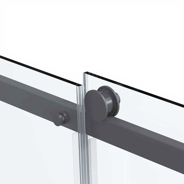 Душевая дверь Vincea Como Soft VDS-1CS130CLGM 130 см стекла прозрачные, профиль вороненая сталь