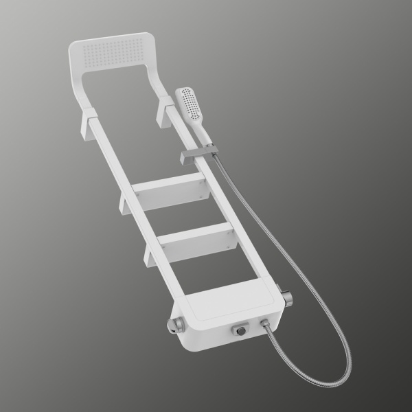 Душевая система со смесителем Black&White Seasons W1210 монтаж настенная без термостата белый