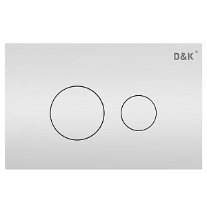 Кнопка смыва механическая D&amp;K Venice DB1029016 цвет белый