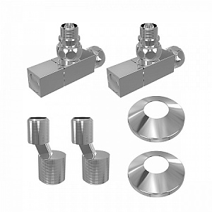 Комплект нижнего подключения Lemark LM03412S хром