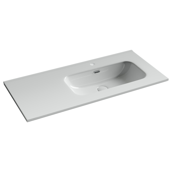 Раковина мебельная прямоугольная Ceramica Nova Element CN7006R фарфор цвет белый
