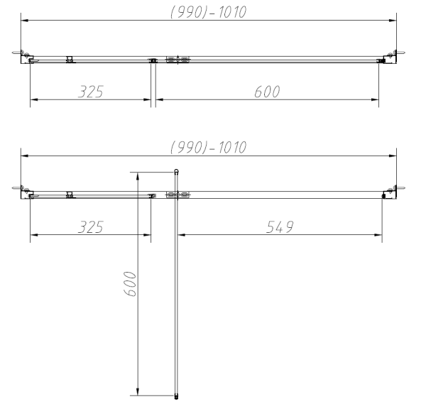 Душевая дверь Vincea Slim-N VDP-4SN100CLGM 100 см стекла прозрачные, профиль вороненая сталь