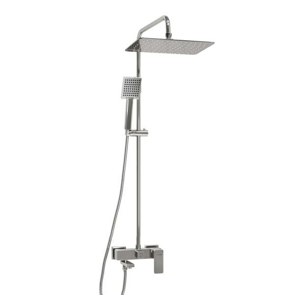 Душевая система со смесителем Wasserkraft  A177.069.141.010.CH монтаж настенная без термостата хром