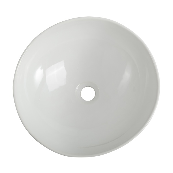 Раковина  круглая Cezares  CZR-NEW-43-LVB фаянс цвет белый