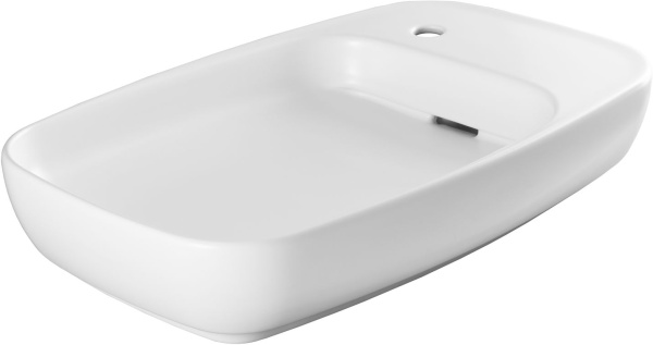 Раковина накладная прямоугольная Allen Brau Liberty 4.32012.21 керамика цвет белый матовый