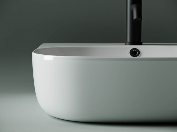 Раковина накладная прямоугольная Ceramica Nova Element CN5011 фарфор цвет белый