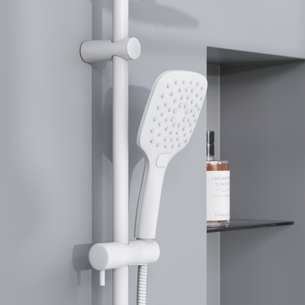 Душевая система без смесителя Damixa Eclipse 931000200 монтаж настенная без термостата белый