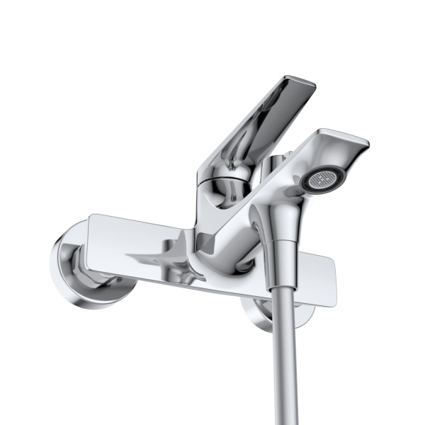 Смеситель для ванны или душа Cezares Liner LINER-VD-01 настенный 
без термостата хром