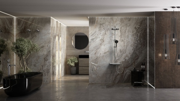 Душевая система со смесителем Vincea Inspire VSFS-3I12TCH монтаж настенная с термостатом хром