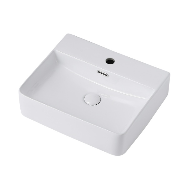 Раковина  прямоугольная Abber Rechteck AC2203 керамика цвет белый