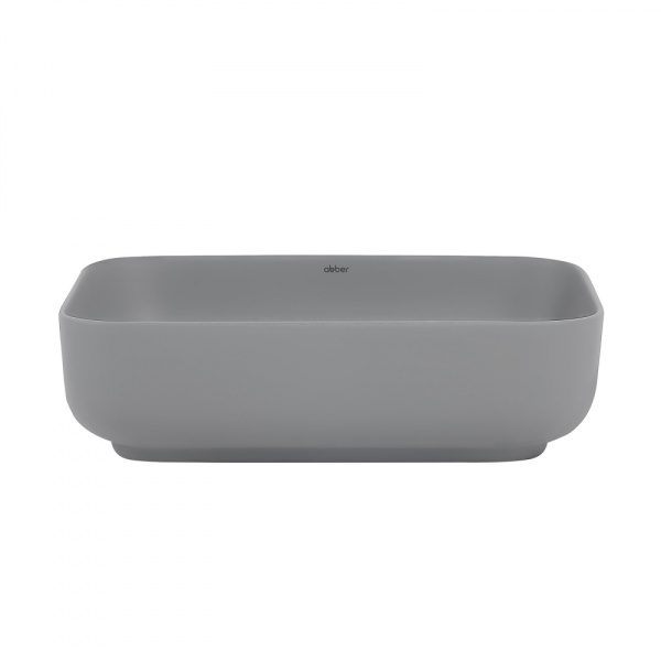 Раковина  прямоугольная Abber Rechteck AC2202MG фаянс цвет серый матовый