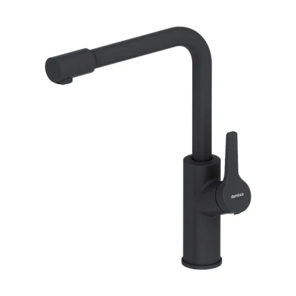 Смеситель для кухни Damixa Merkur 710771300 с подключением к фильтру черный матовый