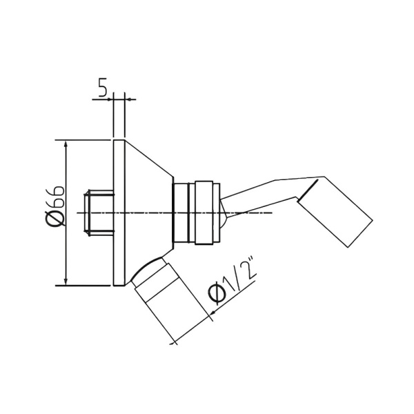 Шланговое соединение Webert  AC0441010 золото 
