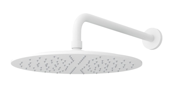 Душевая система со смесителем Cezares Leaf LEAF-DSIP-30-L-BIO монтаж встраиваемая  в стену без термостата белый матовый