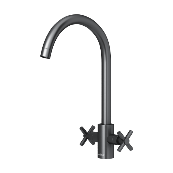 Смеситель для кухни Damixa Neo Classic 270000000 без подключения к фильтру графит