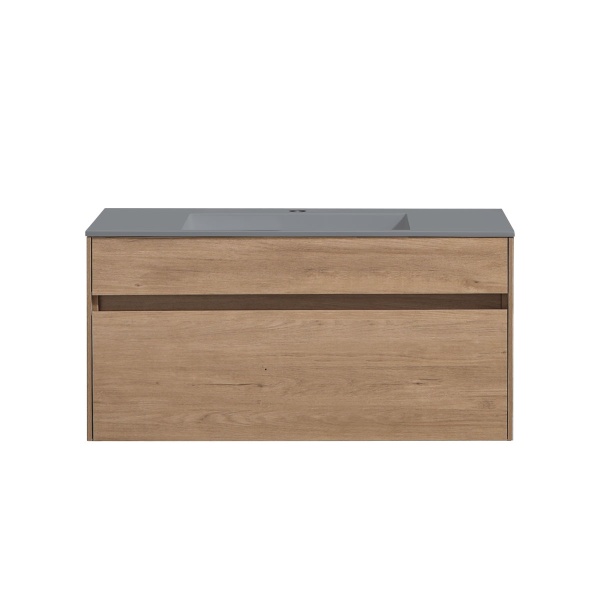 Тумба  подвесная Vincea Chiara VMC-2C100NO 100 см  1 ящик цвет N.Oak 