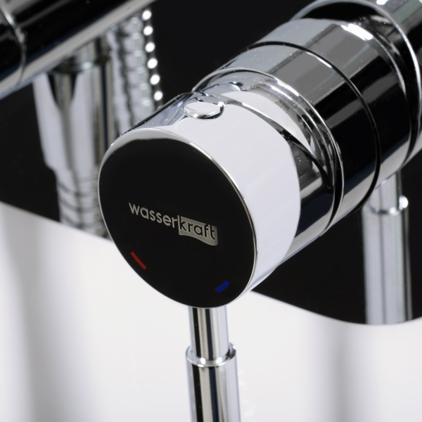 Гигиенический душ Wasserkraft Main 4138 встраиваемый в стену хром