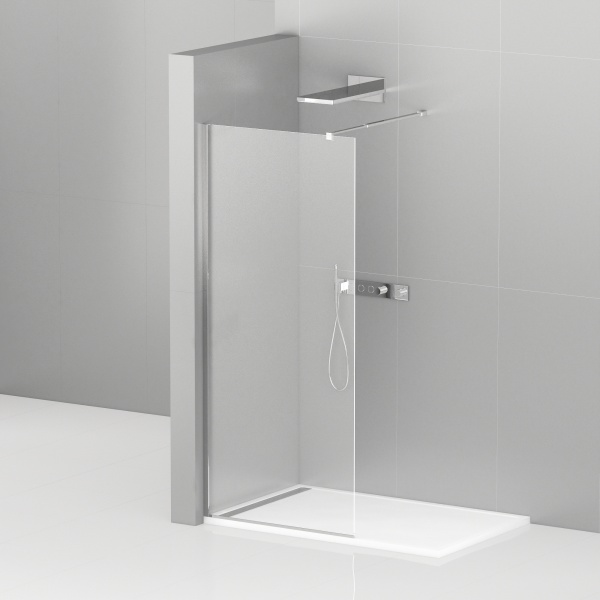 Душевая перегородка Cezares Liberta LIBERTA-L-1-110-C-Cr 110 см, стекла прозрачные, профиль хром
