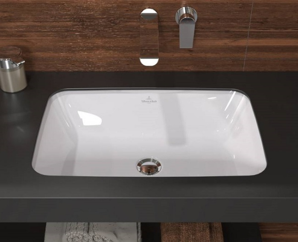 Раковина встраиваемая снизу прямоугольная Villeroy &amp; Boch Architectura 5A776001 фарфор цвет белый