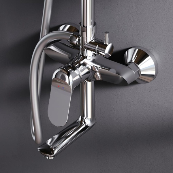 Душевая система со смесителем Am.Pm Sunny F0785C900 монтаж настенная без термостата хром