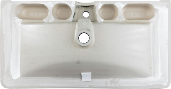 Раковина мебельная прямоугольная Aquanet Ирис 00329250 керамика цвет черный матовый