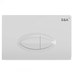 Кнопка смыва механическая D&amp;K Rhein.Marx DB1399016 цвет белый