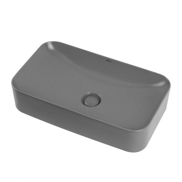 Раковина  прямоугольная Abber Rechteck AC2204MG фаянс цвет серый матовый