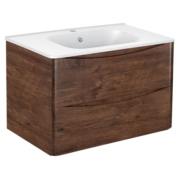 Тумба  подвесная Vincea Paola VMC-2P800RW 80 см  2 ящика цвет R.Wood 