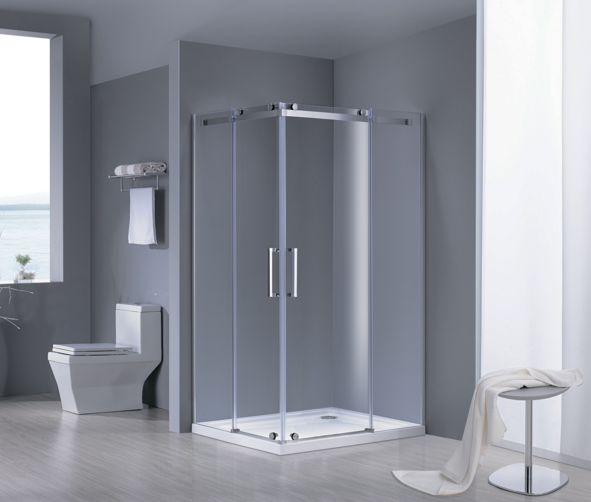 Душевой угол Grossman Cosmo GR-1120R прямоугольная  стекла , профиль 